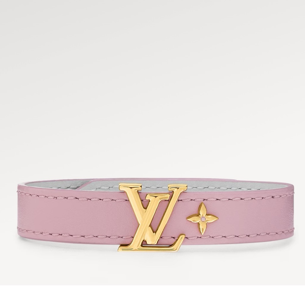 Louis Vuitton Pink Bracelet lv iconic size 17✨no longer sold in store